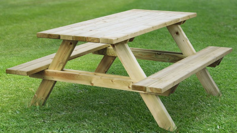 Table for a summer residence