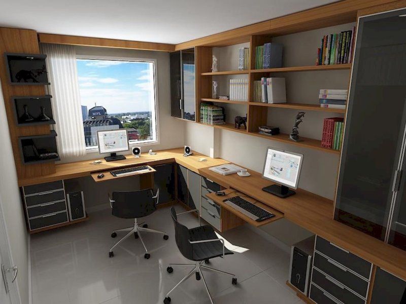 The interior of the office