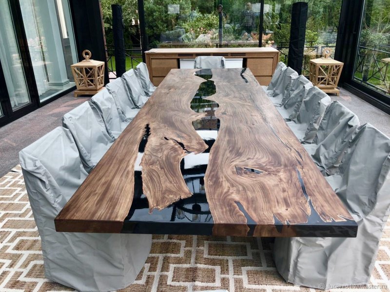 Dining table from slab