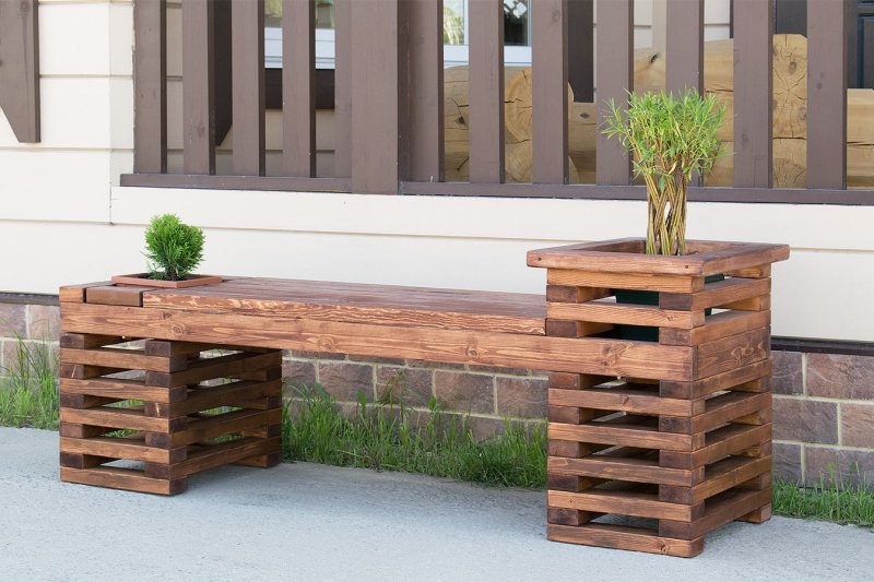 Garden furniture from pallets