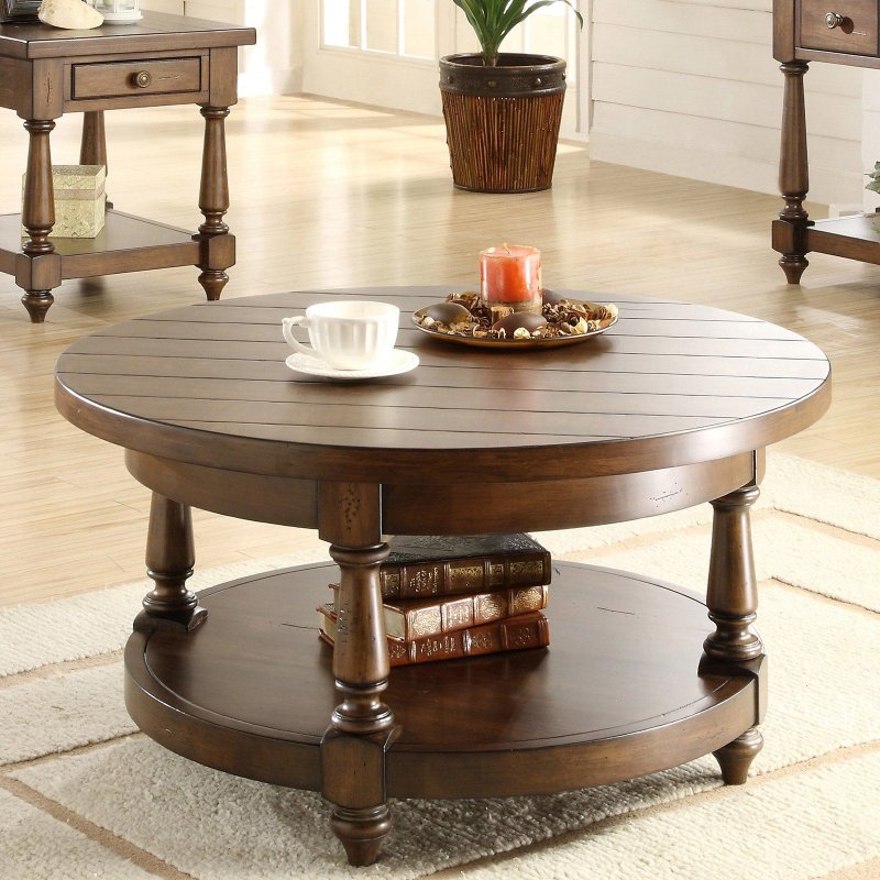 Round coffee table