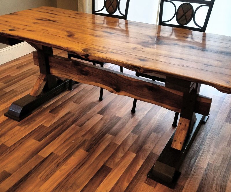 Wood table