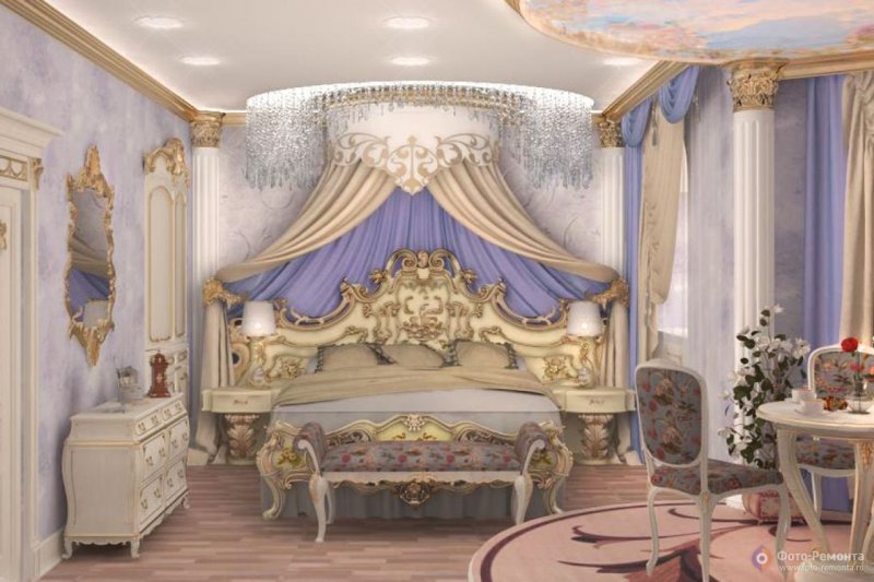 Rococo style in the interior