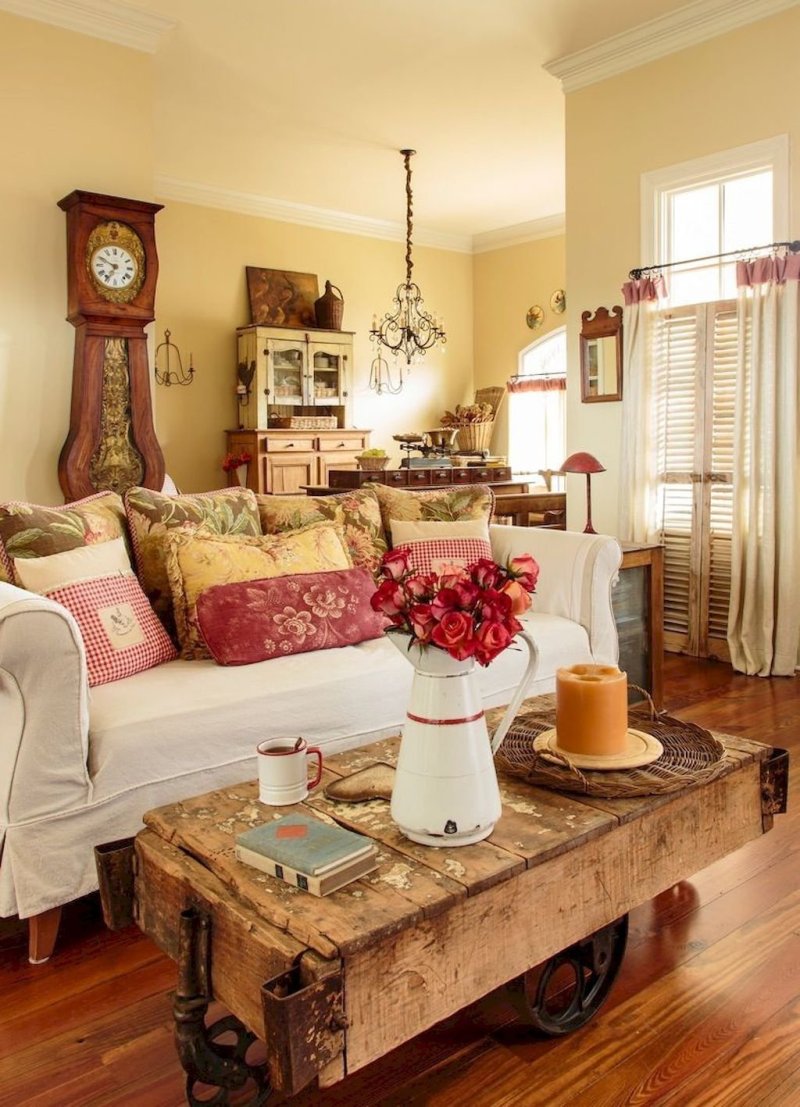 Living room in the style of country