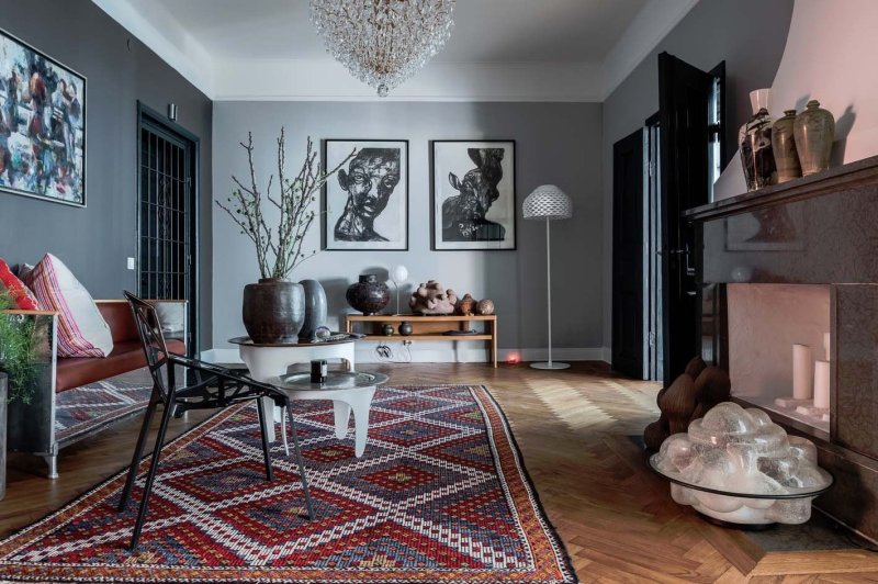 Eclectic style in the interior