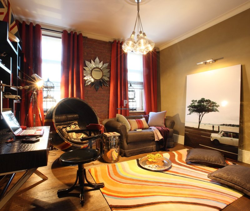 Eclectic style in the interior