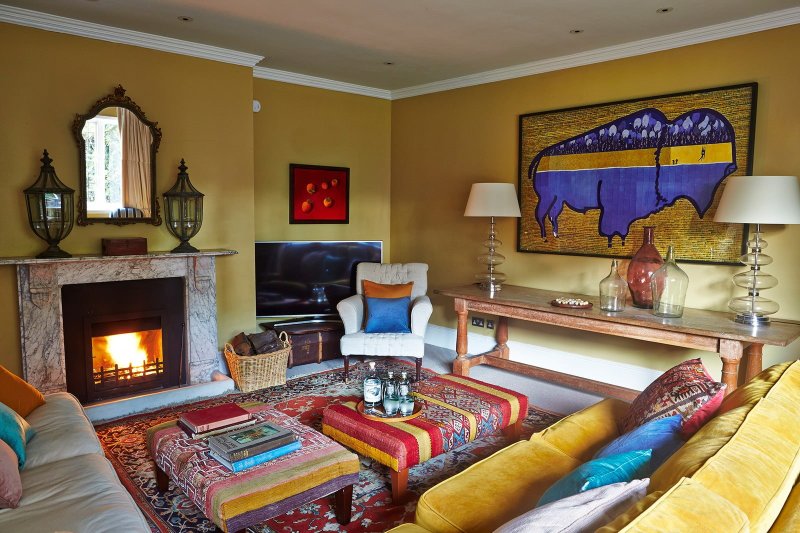 Eclectic style in the interior