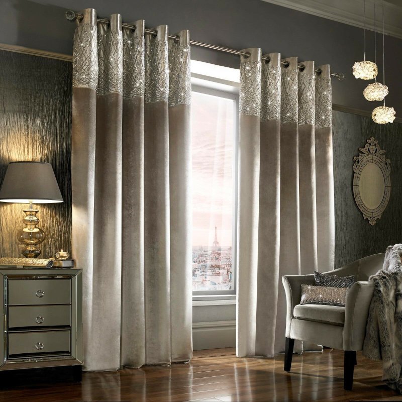 Silver curtains