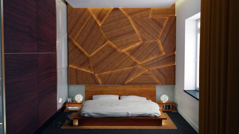 Wallhof Wood "tick" veneered panels