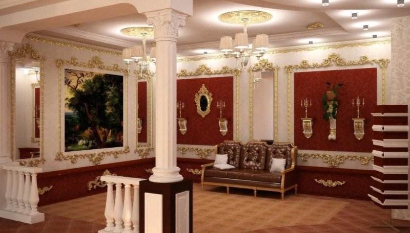 Living room Empire Baroque