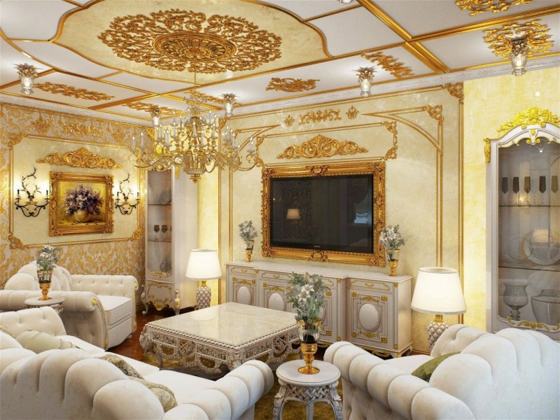 Rococo style in the interior