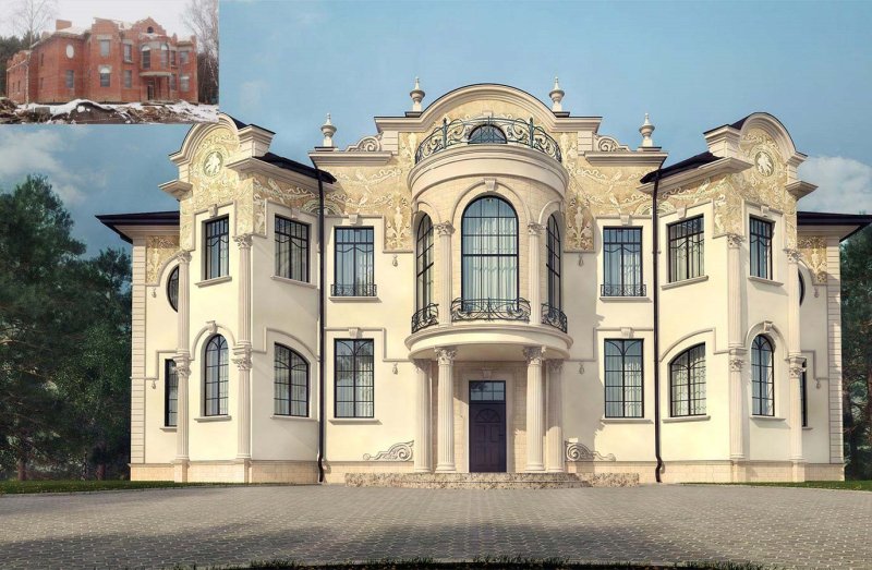 Merano project of the Empire style mansion