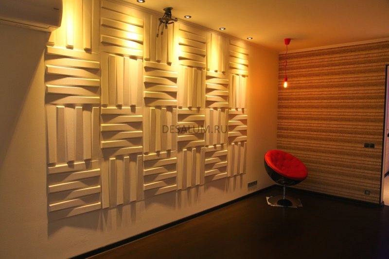 Panels for interior wall decoration