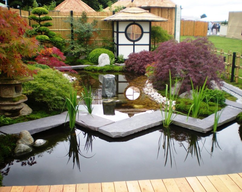 Japanese -style garden landscape design