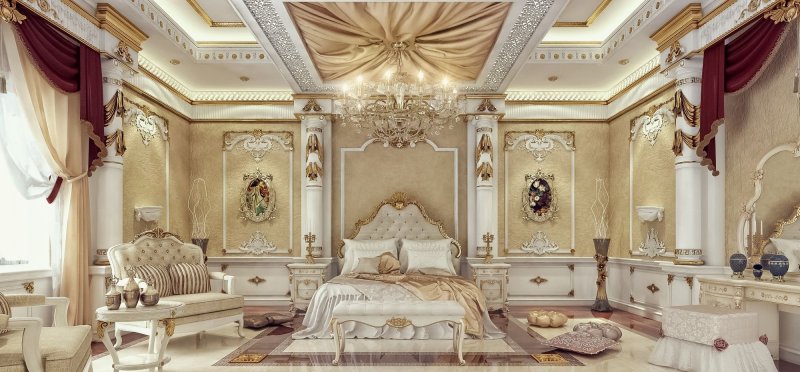 Baroque bedroom design