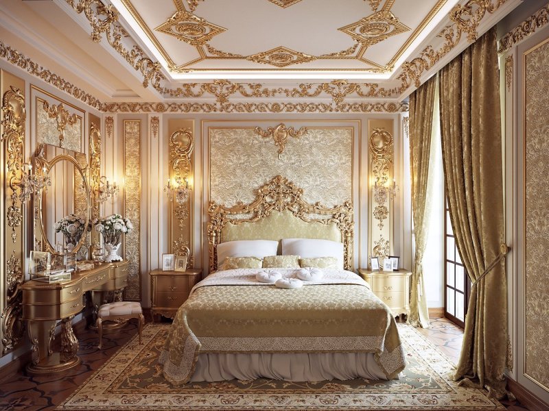 Baroque style bedroom