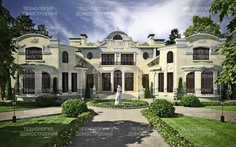 Merano project of the Empire style mansion