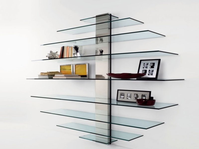 Glass shelves