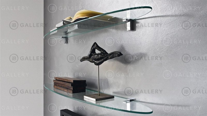 Glass shelves