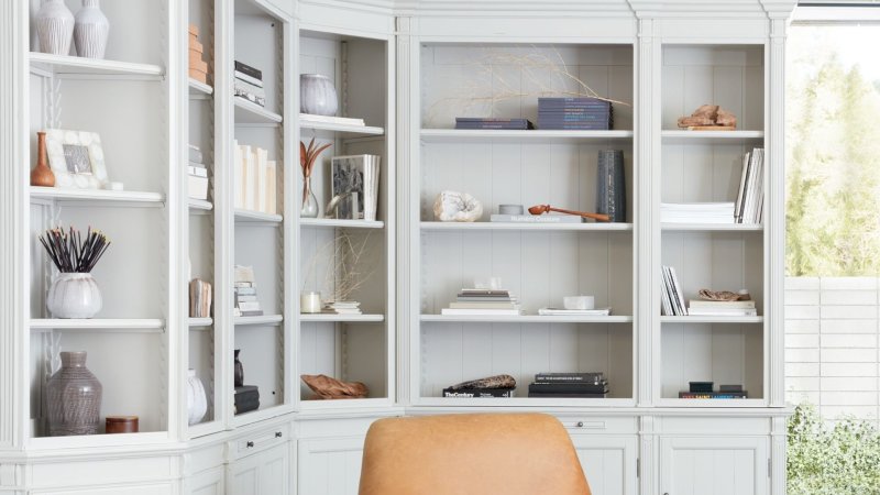 Cabinet Book White Sergio