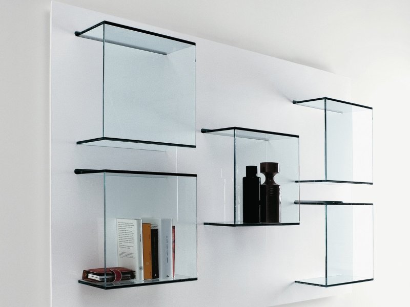 Glass shelves