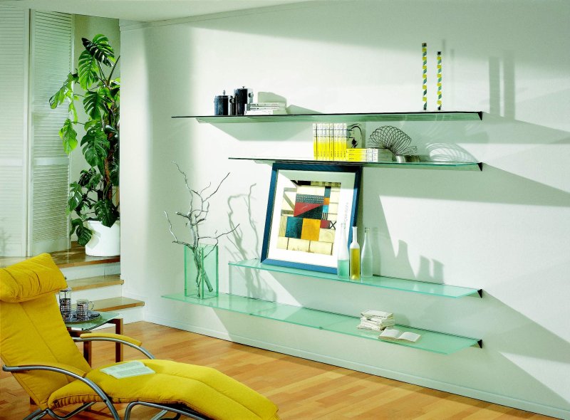 Glass shelves