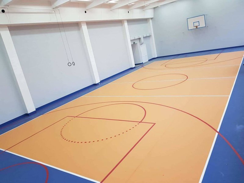 Sports linoleum for the gym