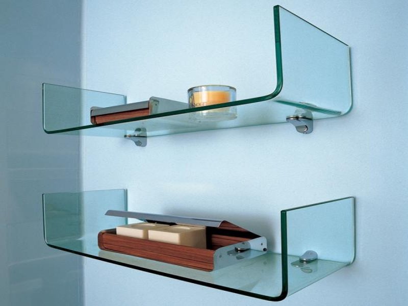 Glass shelves