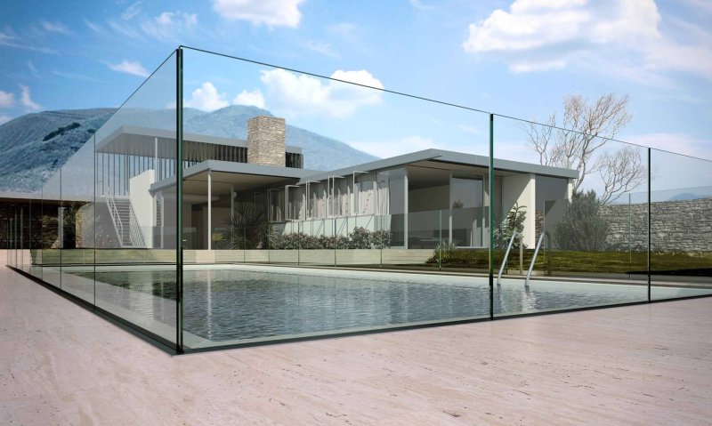 Glass fence