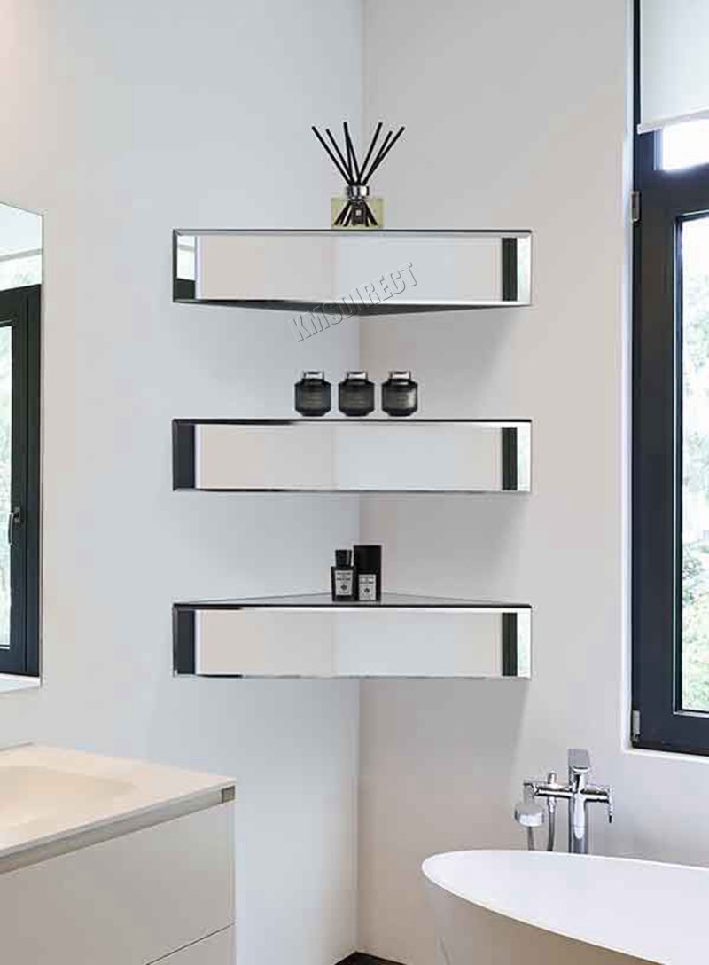 Bathroom shelves