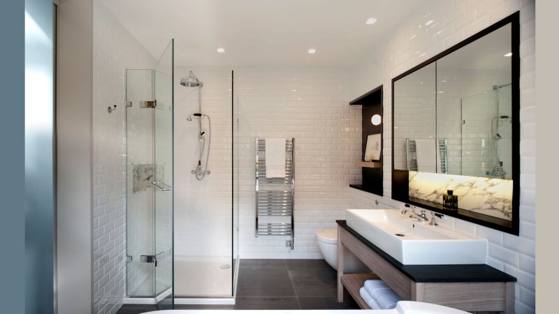 Bathroom design with shower