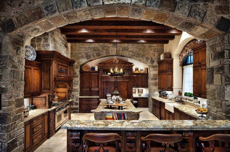 Old -style kitchen