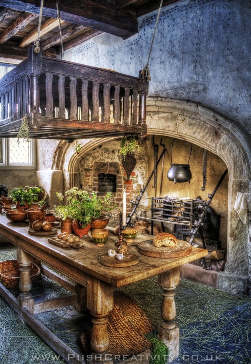 Medieval style kitchen