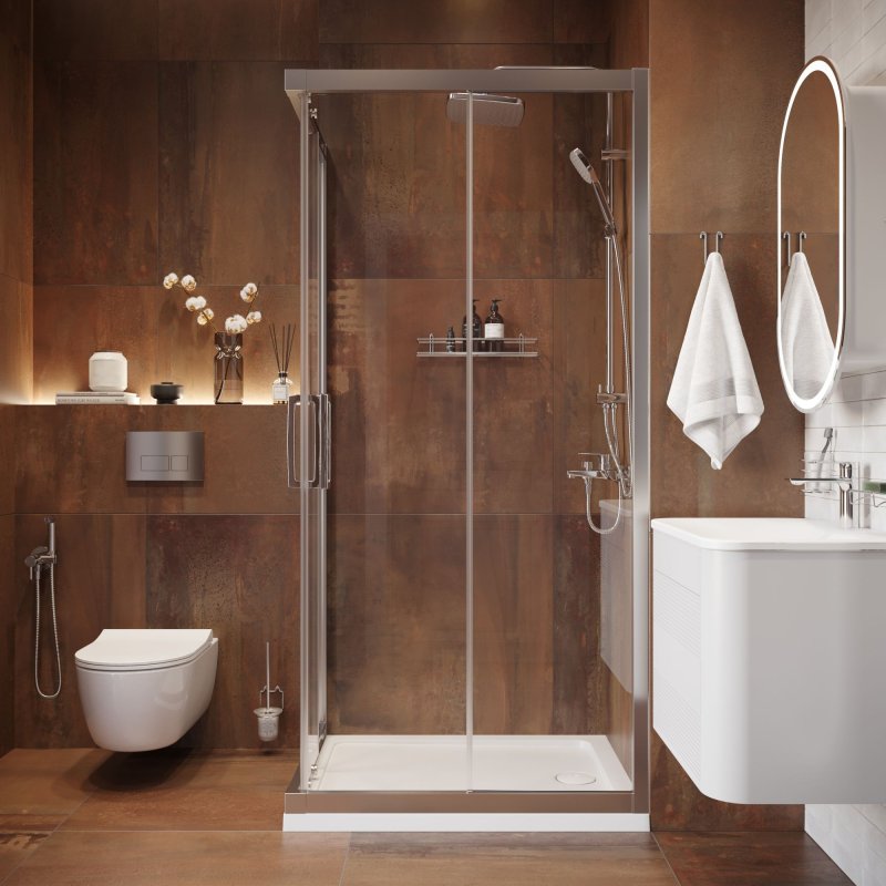 Bathroom design with shower