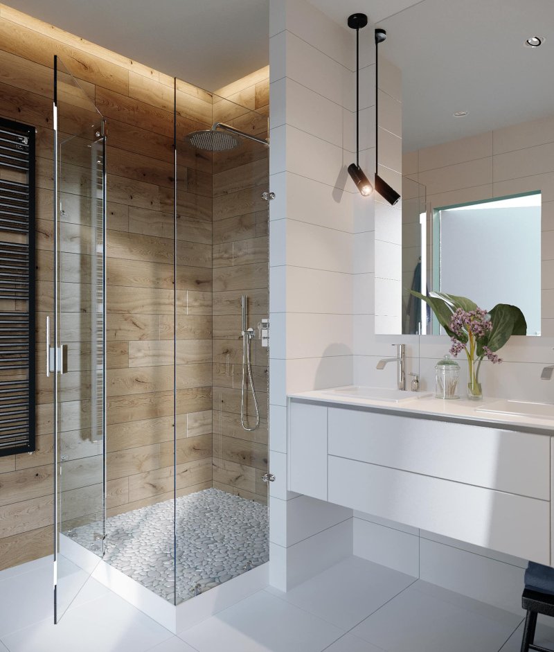 Bathroom design with bathroom and shower