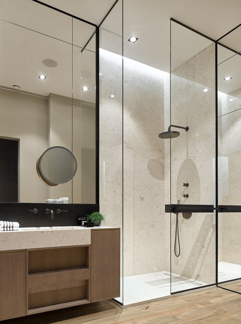 Glass showers