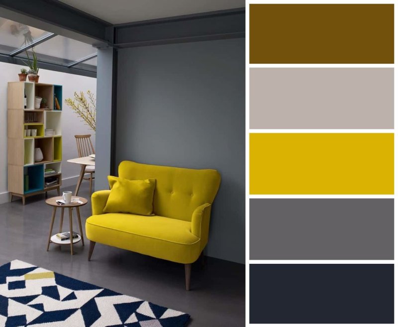 Color combinations in the interior