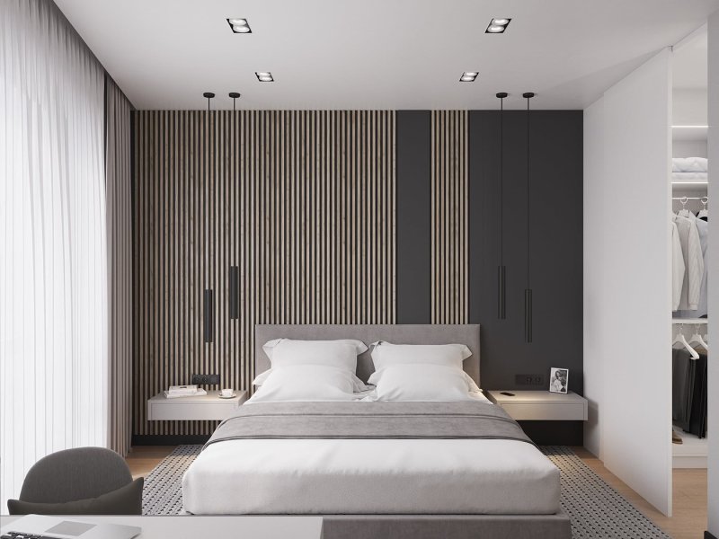 Bedical design in the style of minimalism