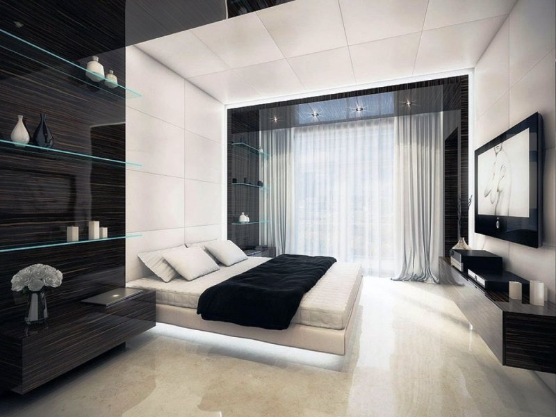 White bedroom in Haytek style