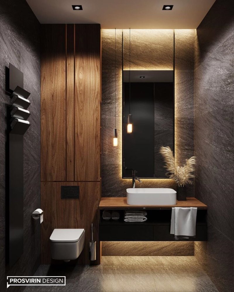 Toilet in modern style