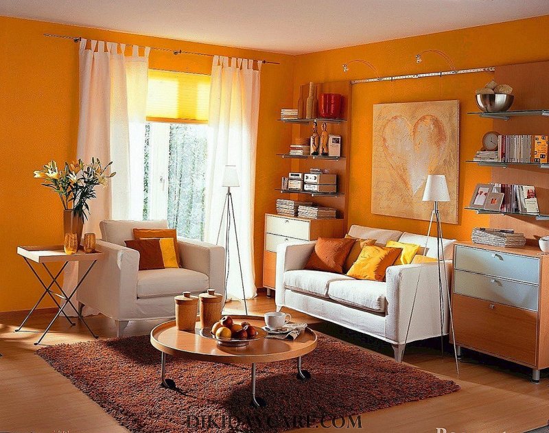 Orange in the interior