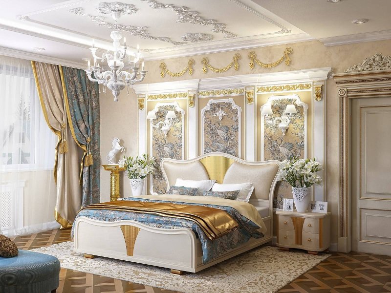 Baroque bedroom design