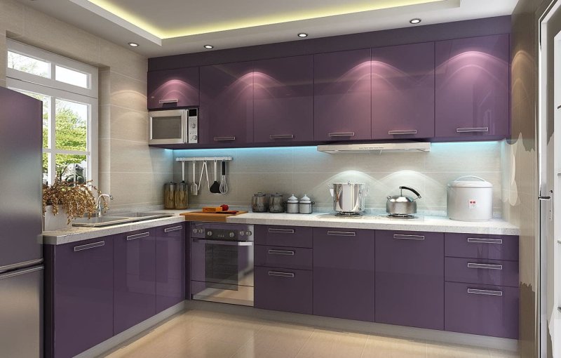 Violet kitchen