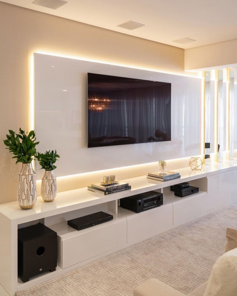 TV zone in modern style