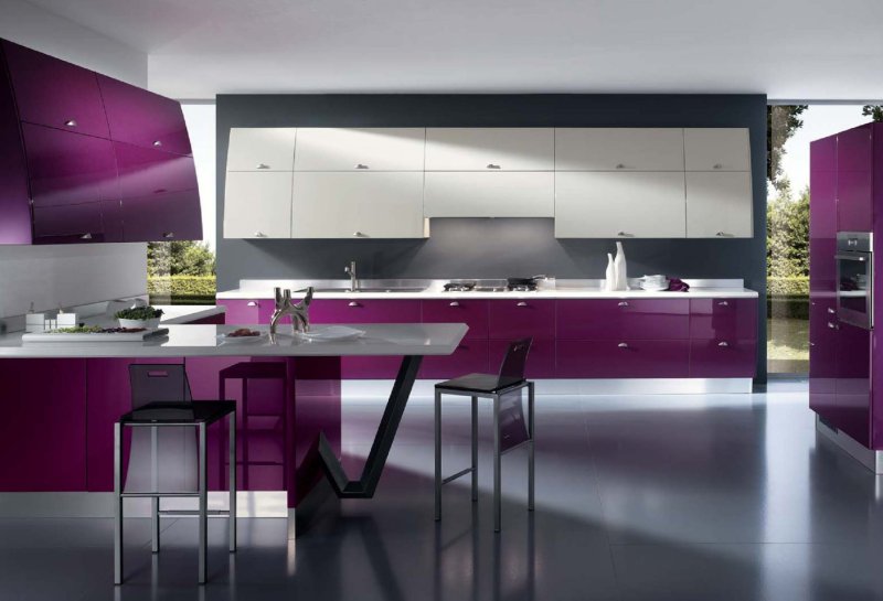 Violet kitchen