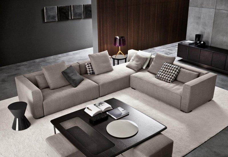 Modular sofas for the living room