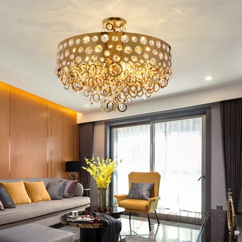 Ceiling chandeliers for the living room