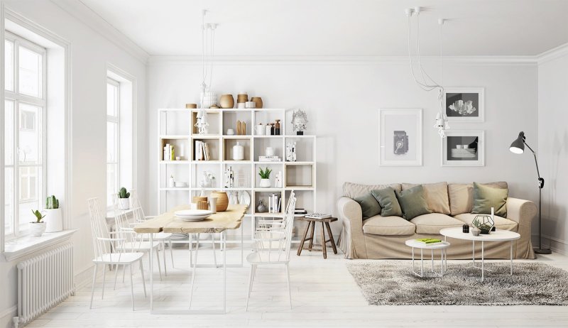 Scandinavian style in the interior