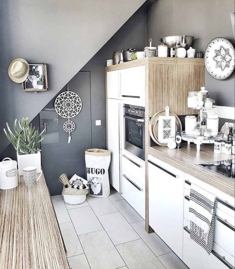 The kitchen is Boho Scande