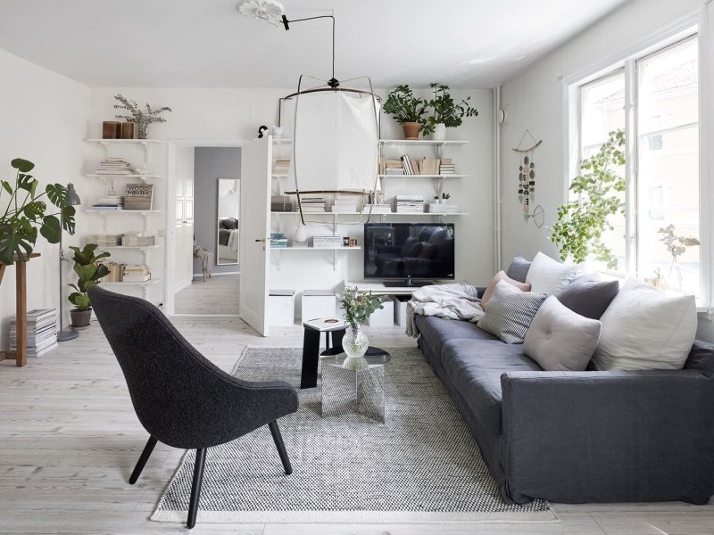 Modern Scandinavian style in the interior